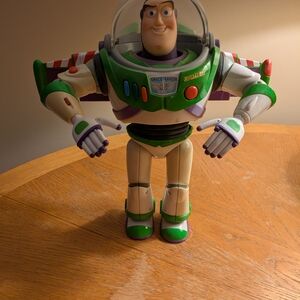 Space Ranger Action Figure - Green, White, and Purple